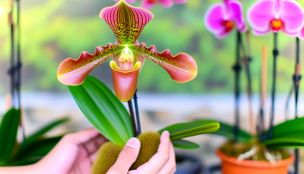orquídea paphiopedilum como cultivar