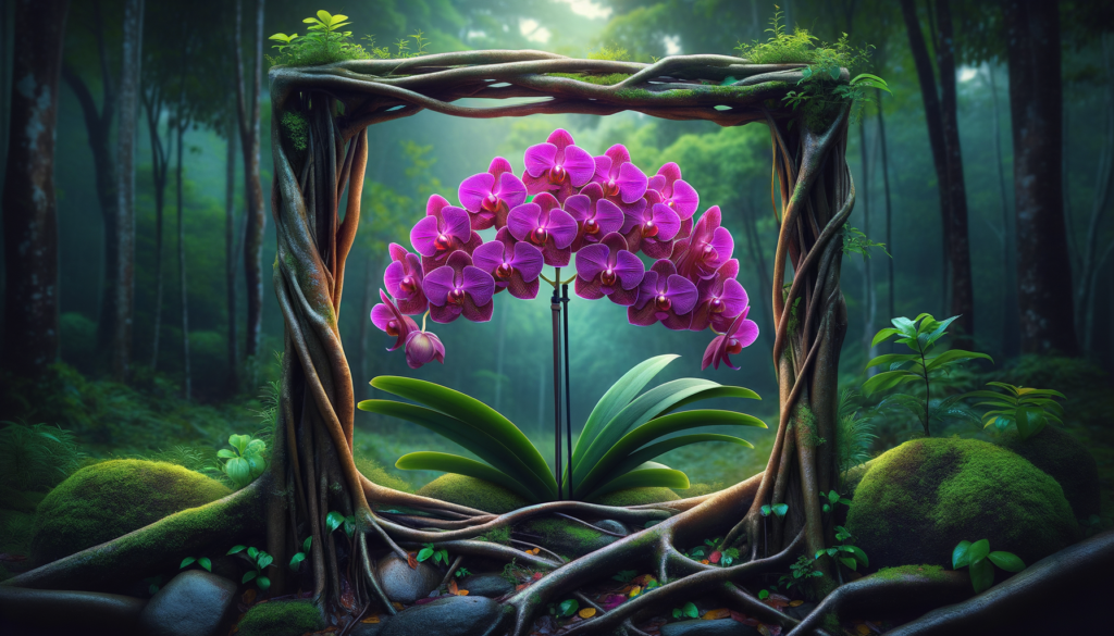 Orquídea Vanda azul
